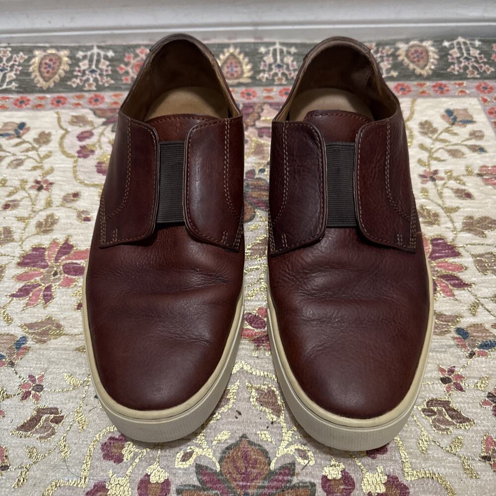 Frye Shoes Men Size‎ 10 Brown Casual Sneaker Leather Style 7200043